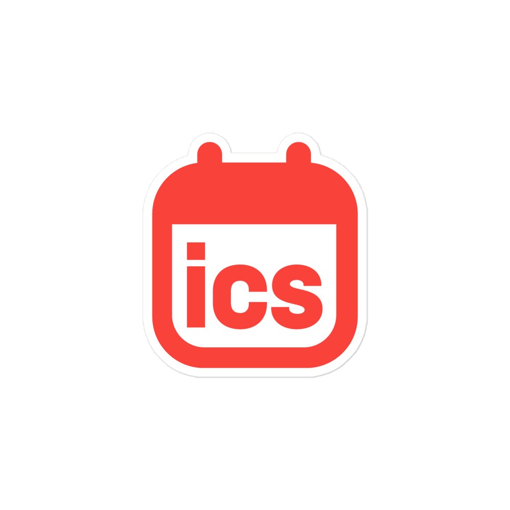 ICS Calendar Sticker ICS Calendar ICS Calendar Sticker ICS Calendar