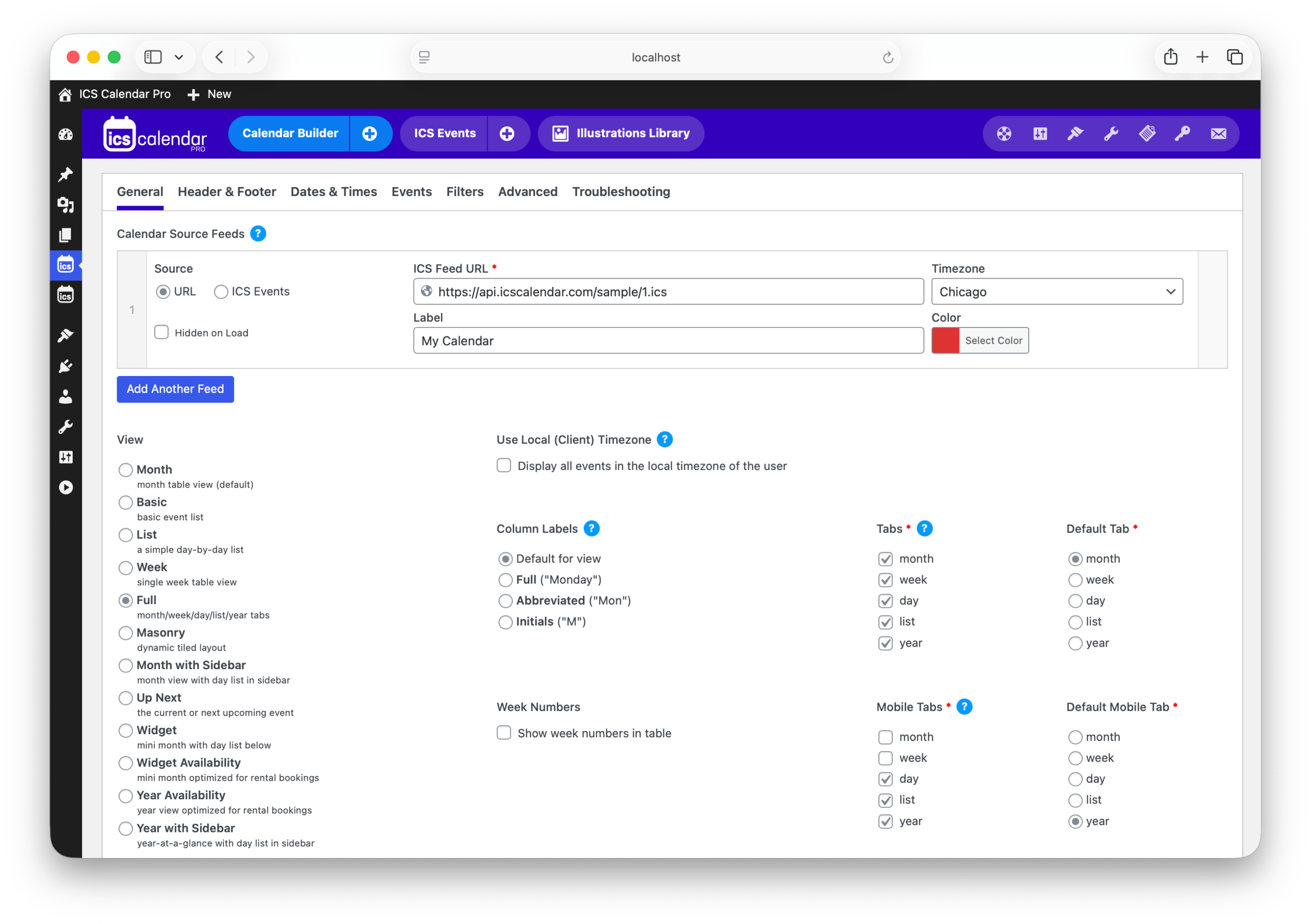 Calendar Builder screenshot